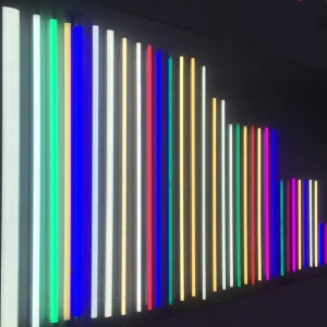 9W/12W/18W/22W T8 RGB LED Fluorescent Replacement Tube Lamps, 2FT/3FT/4FT