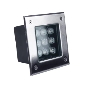 9W IP67 Stainless Steel White Green Blue Recessed Buried Park Garden Embedded LED Underground Lights