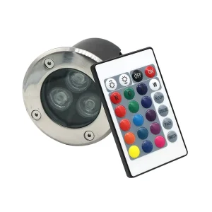 9W Waterproof LED Underground Light Outdoor Ground Garden Path Floor Buried Yard Spot Lamp 100*80mm