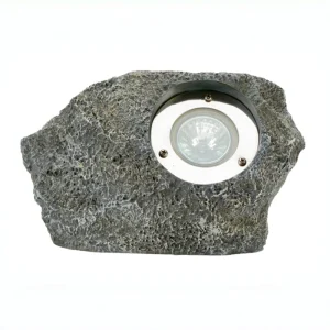 9inch IP65 LED Solar Resin Rock Lights for Garden Outdoor Landscaping Path