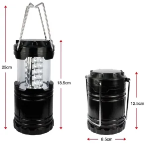 AA Battery-Operated 30-LED Lantern for Hiking, Camping and Emergency Use