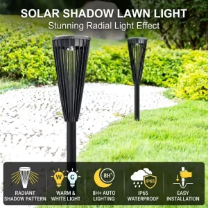 ABS IP65 Waterproof Solar LED Garden Street Light