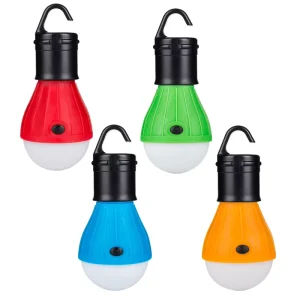 ABS Light Weight Mini Camping Light 3 LEDs Outdoor Camping Fishing Garden Tent Accessories Hanging Lanterns Lamp Bulb