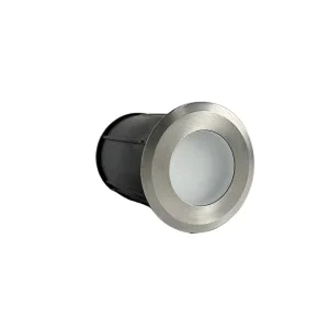 AC 12V IP67 Waterproof Round 3W LED Ground Buried Light Warm White RGB Outdoor Underground Lights