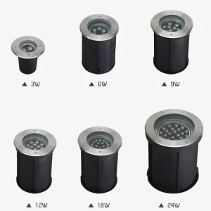 Adjustable Angle IP67 Waterproof Buried Ground Light Outdoor Underground Light