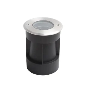 Adjustable GU10 Recessed Inground Lighting Underground Outdoor Max35W Waterproof Aluminum Buried Lamp for Road Warm White