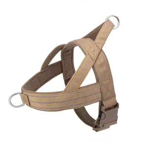 Adjustable No Pull Reflective Nylon Tactical Dog Harness Soft Padded Pet Vest with Handle for Medium Large Dogs Training