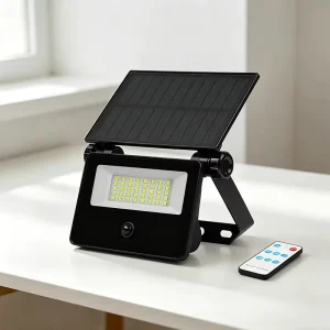 Adjustable Solar Panel Solar Outdoor Flood Light High Lumen LED Security Light for Home Backyard