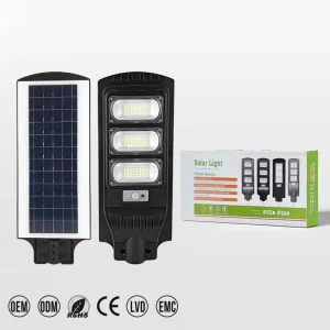 All in One 50W to 250W Solar LED Street Lamp Outdoor Motion Sensor Remote Control Battery Powered Solar Lights