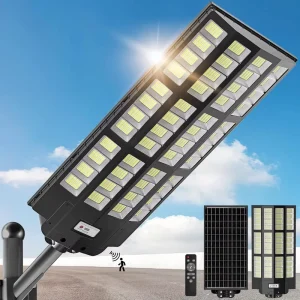 All-in-One 6000K 8000W Outdoor Waterproof Solar LED Street Lights Motion Sensor Garden Parking Lot IP65 Rating For Roads