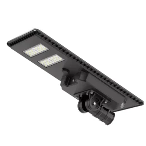 All in One Solar Street Lamp with Double-Sided Panel IP67 Rating LiFePO4 Battery