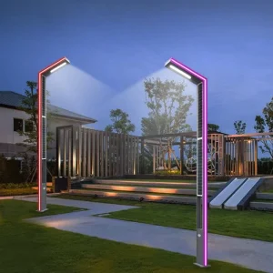 Aluminium Pathway Landscape Solar Garden Lights IP65 Waterproof Outdoor LED Garden Light