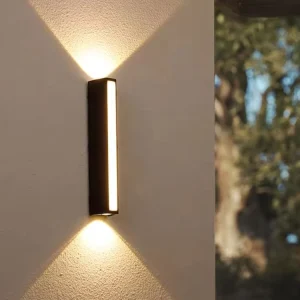 Aluminum Alloy Modern LED Exterior Wall Lamp 3000K/6000K Warm White Outdoor Wall Sconce