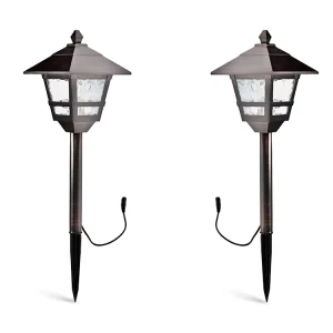 Aluminum Die Casting 17 Lumen Solar Garden Pathway Lights for Outdoor Lawn Versatile Outdoor Lighting Solution