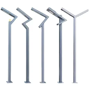 Aluminum New Type 2m 3m 4m Outdoor Square Tube Light Garden Lamp Lights Pole Light Garden Lighting