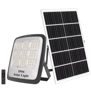 Aluminum Solar LED Flood Light IP65 Outdoor Security Lighting for Gardens (100W-400W)
