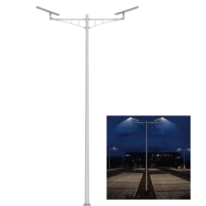 Aluminum Solar-Powered Outdoor Street Light