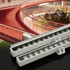 Anti-Glare IP66 DMX512 RGB 24V 18W 24W 36W High Brightness Exterior Building LED Wall Washer Lights