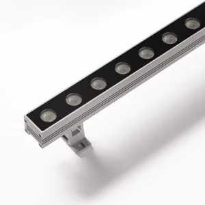 Architectural Outdoor Linear LED Wall Washer Light Linkable 3000K IP67 18W