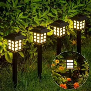 Atmosphere Retro Landscape Lamp Outdoor Waterproof Solar Lawn Light Solar Garden Lights for Path