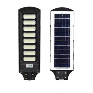Auto Dimming Motion Sensor 150-400W All in One Solar Light for Remote Area Off Grid Village Road Parking Garage Security
