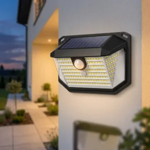 Best Seller Choice Reliable Security Sensitive Pir Sensor Smart Solar Security Light Driveway Porch Entrance High Lumens Outdoor
