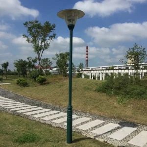 Black Solar LED Road Pillar Light IP66 Weatherproof 5-Year Warranty Remote Control