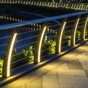 Bridge Upright Handrail Light RGBW DMX512 LED Vertical Railing Lighting