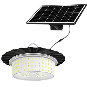 Bulk Supply Premium Finish Pir Motion Activation Solar Barn Chandelier Outdoor Patio Deck Gazebo High Lumens