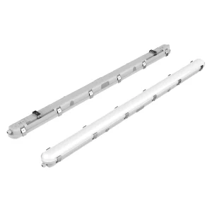CE CB SAA 40W High Lumen High Efficiency Waterproof LED Tri Proof Light Battens Industrial Office Lighting Fixtures IP65