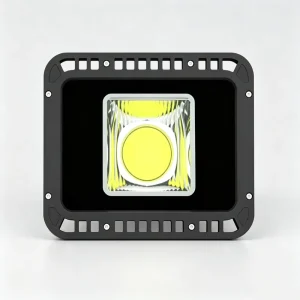 COB LED Flood Light Aluminum Body Glass Lens Waterproof Multi Wattage Large Area Outdoor Lamp