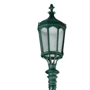 China Manufacturer European Round Ball Garden Lamp Pole Light Electric Power Park Villa Courtyard Garden Lighting Fixtures