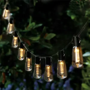 China Shenzhen Solar Panel and Lights Supplier Led Hanging Waterproof Outdoor Garden Solar Light Decorative Lights Bulb String