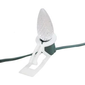 Christmas Light Plastic Clips Original Shingle Lights Shingle Tab E17 Bulbs O Type Gutter Tuff Clips Outdoor C7 C9 Ring Lights