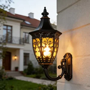 Classic Waterproof LED Garden Wall Light, Wall-Mounted Gate Light