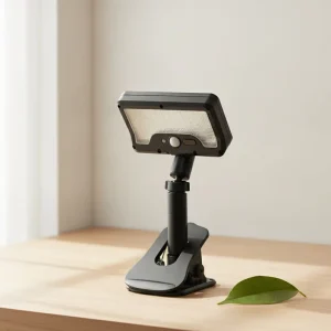 Clip on Solar Lights Motion Sensor Waterproof Rechargeable Outdoor Security Wall Lamp Rotatable Garden Fence Garage Patio Led
