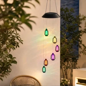 Colorful Copper IP44 String Lights LED Solar Panel Green Eco Friendly Solar Lamp Garden Decoration