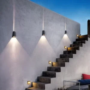 Cross Border Human Body Induction Wall Lamp Outdoor Waterproof Smart LED Garden Garage Away Corridor Indoor