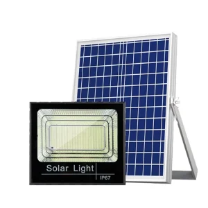 Cross-border Outdoor Solar Flood Lights LED Wall Projector Dusk Dawn Motion Sensor IP67 ABS Remote Control Energy Efficient