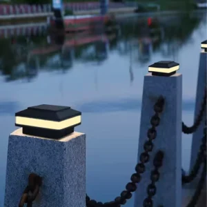 Cross border Solar Pillar Light Garden Fence Pillar Cap Light Villa Garden Outdoor Fence Gate Pillar Light