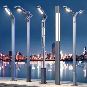 Custom 3M 5M LED Outdoor Street Bollard Light for Garden Fence Decor