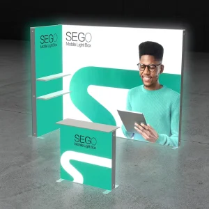 Custom Printed SEGO Mobile Backlit SEG Light Box Modular Aluminum LED Trade Show Booth Exhibition Display