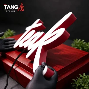 Custom Stainless Steel 3D Acrylic Relief Multi color Waterproof LED Light Metal Alphabet Letters for Office Building Decoration