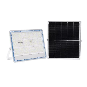 Customizable IP66 Solar Floodlight LED Remote Controlled Outdoor Courtyard Light for Rural Road Lighting 3000h