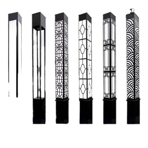 Customized LED Square Landscape Light IP66 Rated Aluminum Outdoor 3m 4m Garden Light for Community Park Column