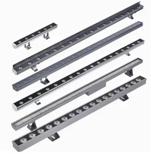 DC24V Aluminum LED Linear Wall Washer 12W Outdoor IP65 Waterproof Warm White Facade Building Light