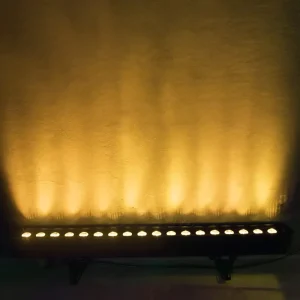 DMX 512 LED Wall Washer RGB RGBWA UV Stage Light 18x18W Wall Wash Linear Light for Indoor Bars