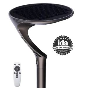 Dark Sky Friendly IP65 LED Solar Post Top Light for Gardens Parks Walk Paths Bicycle Lanes