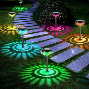 Decorative Waterproof LED Solar Lawn Light for Outdoor Landscapes and Gardens