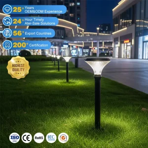 Die Casting Aluminum Garden Lamp Pole Light 10W Waterproof Outdoor LED Garden Lights